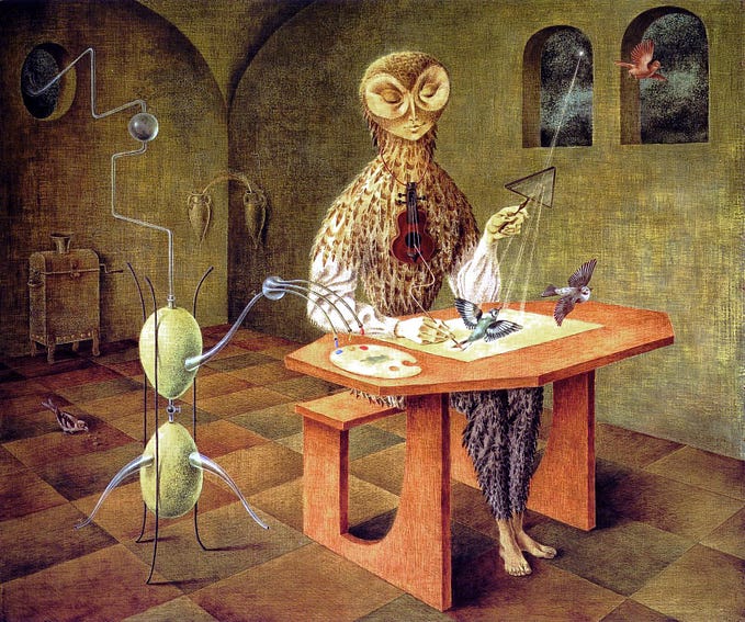 Great Paintings: The Creation of The Birds by Remedios Varo