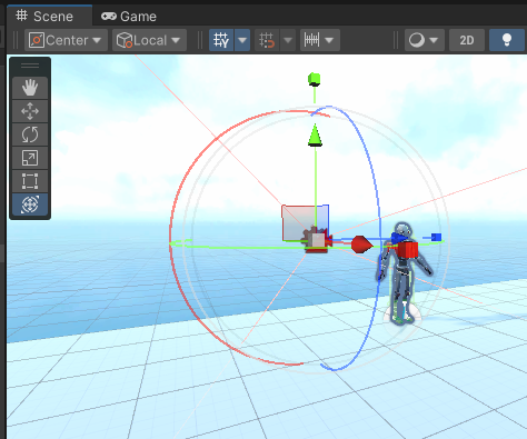 Unity Essential functions!_ D-1_Project folder, Transform toolbar, Hierarchy Window, Inspector.