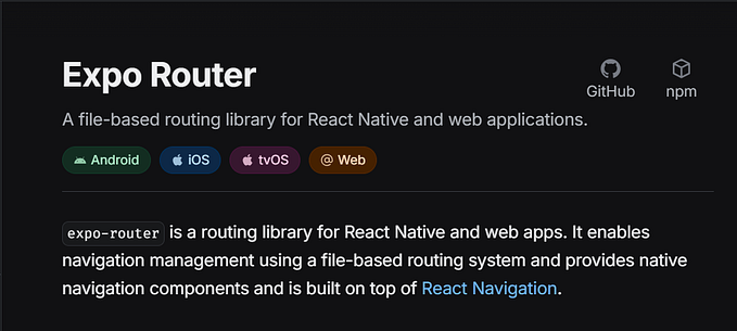 Expo Router vs. React Navigation