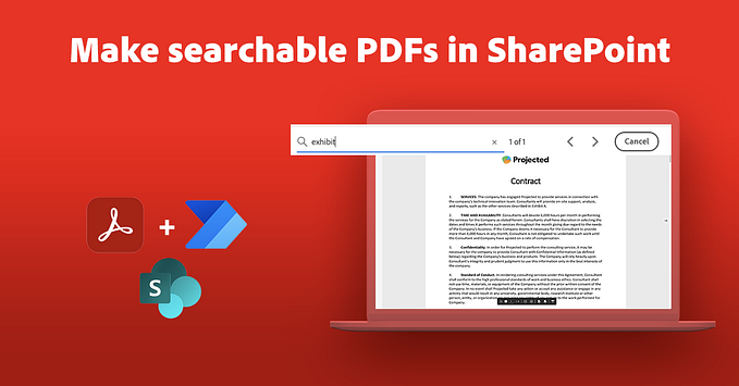 Make PDFs Searchable (OCR) After Importing into SharePoint