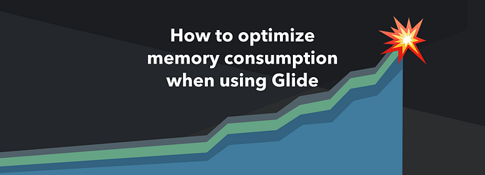 How to optimize memory consumption when using Glide