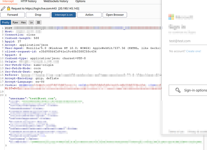 Intercepting traffic from thick client applications