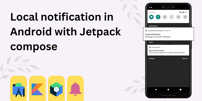 Local notification in Android with Jetpack compose