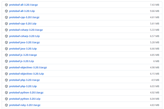 Installing Protobuf Compiler(protoc)