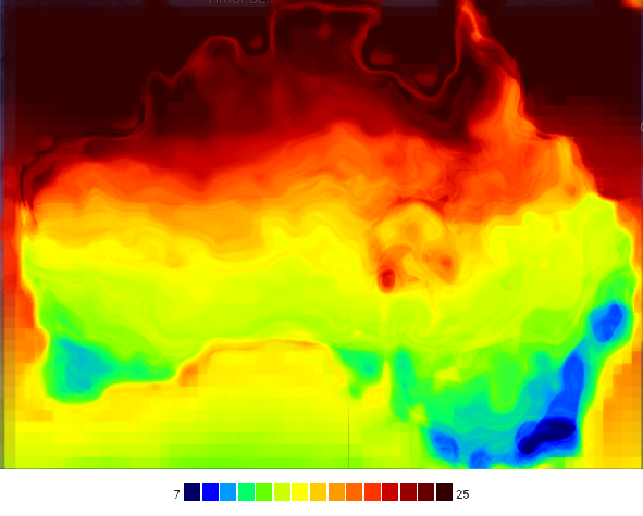 Spatial Downscaling of 2-Meter Air Temperature using Random Forest on Google Earth Engine (GEE)