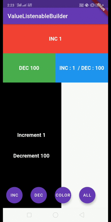 ValueListenableBuilder in Flutter