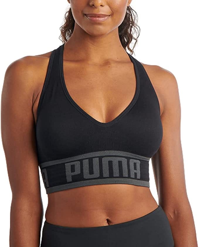 PUMA Women's Seamless Sports Bra - WOMAN COLLECTION - Medium