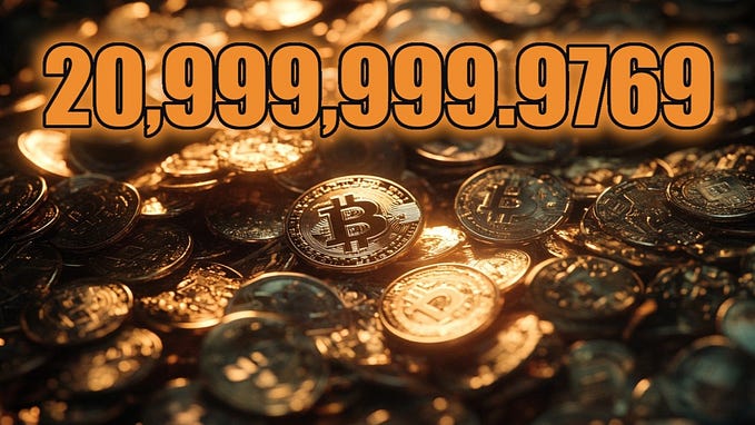 There are not going to be 21 million BTC