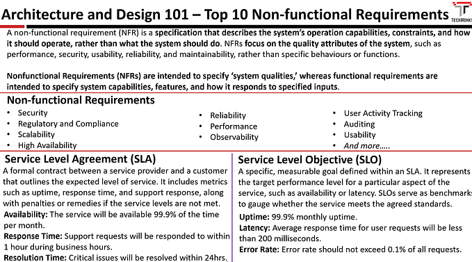 Architecture 101: Top 10 Non-Functional Requirements (NFRs) you Should be Aware of