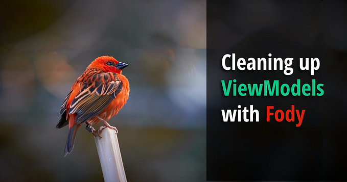 Cleaning up MVVMCross ViewModels with Fody