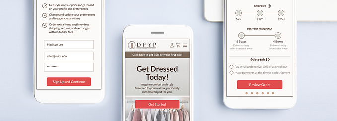 Don’t Forget Your Pants // UX Prototyping