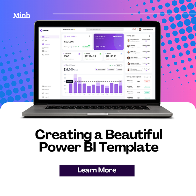 Creating a Beautiful Power BI Template