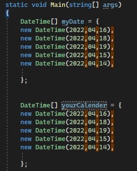 Equality Array(Data Structure tips in C#)