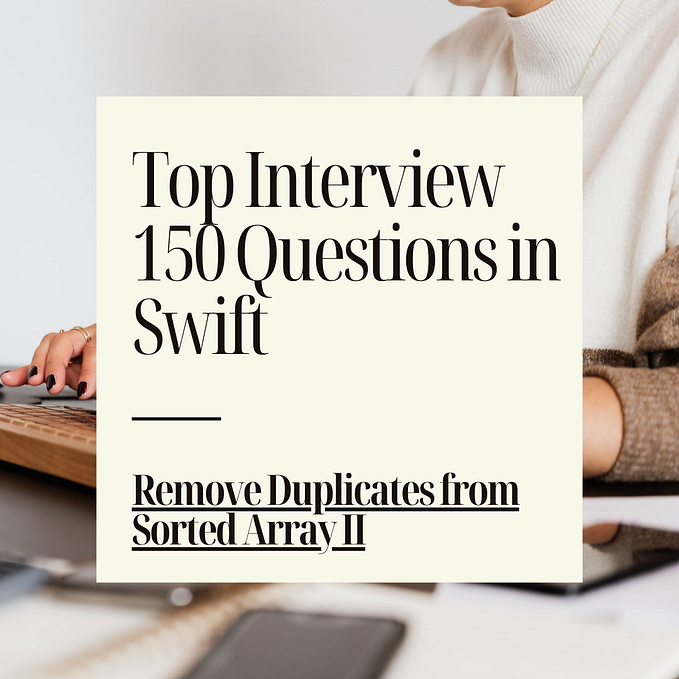 Remove Duplicates from Sorted Array II