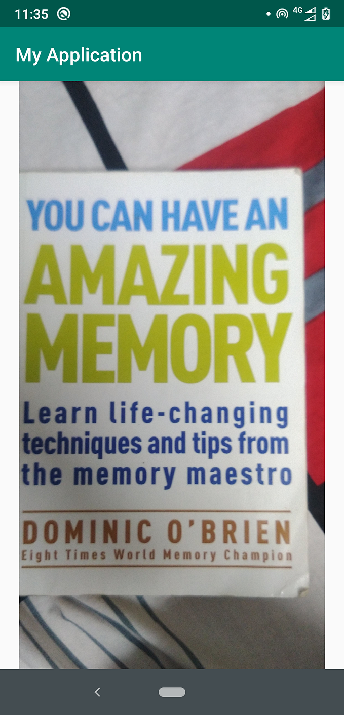 Text Recognition from Image using Mobile Vision API in Android