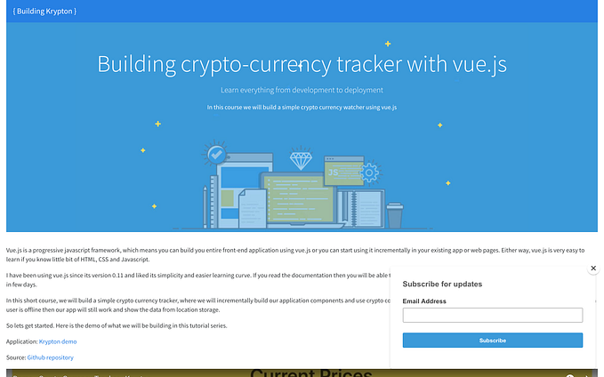How to use MailChimp popup subscriber form in Nuxt.js?