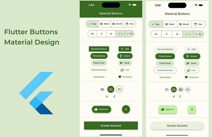 Flutter UI Essentials- Buttons