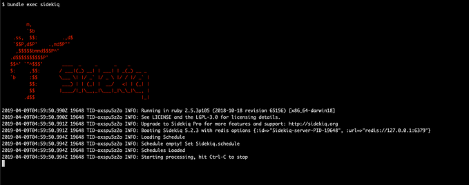 Configuring Rails 5 with sidekiq adapter and redis queues