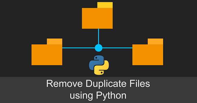 Remove Duplicate Files Using Python