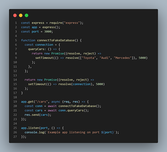How to establish a database/broker connection only once in a NodeJS application