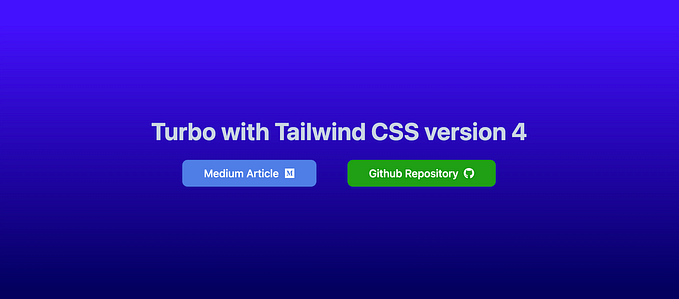 Setting up Tailwind CSS v4 in a Turbo Monorepo