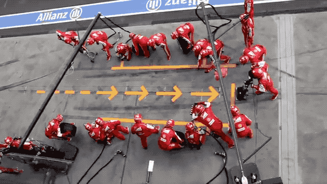 F1 Pit Stops Deconstructed. A step by step guide of the pit stop… | by Jake  | Medium