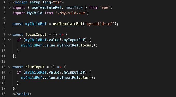 How to Access a Child Component’s Ref in Vue 3 with TypeScript