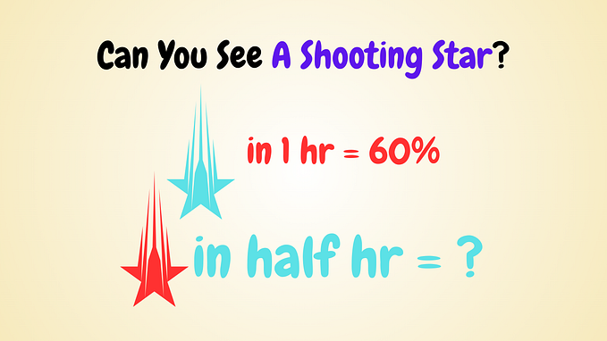 A Shooting Star Probability Puzzle