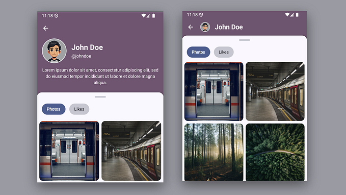 Collapsing AppBar with Scroll Effect in Jetpack Compose