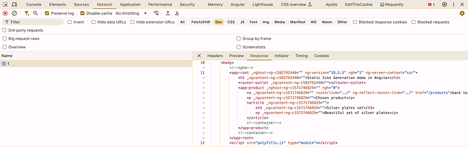 Static site generation with angular