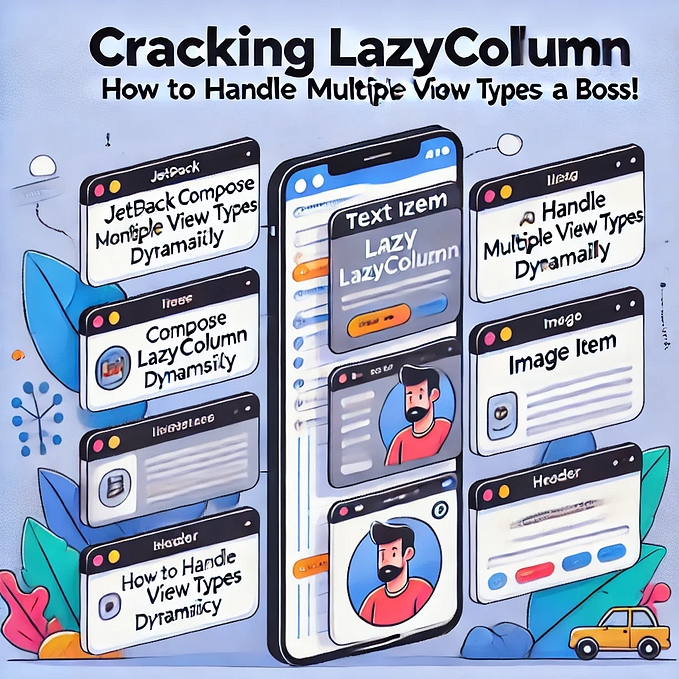 Cracking LazyColumn: How to Handle Multiple View Types Like a Boss!”