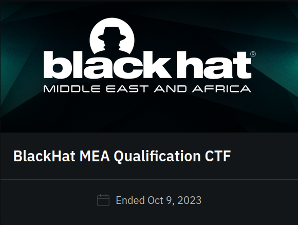 BlackHat MEA Qualification CTF 2023 — Web Challenges Walkthrough Writep