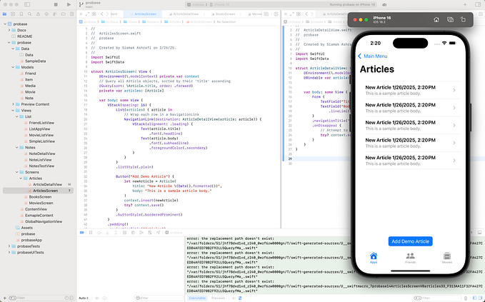 SwiftUI Nav with Data