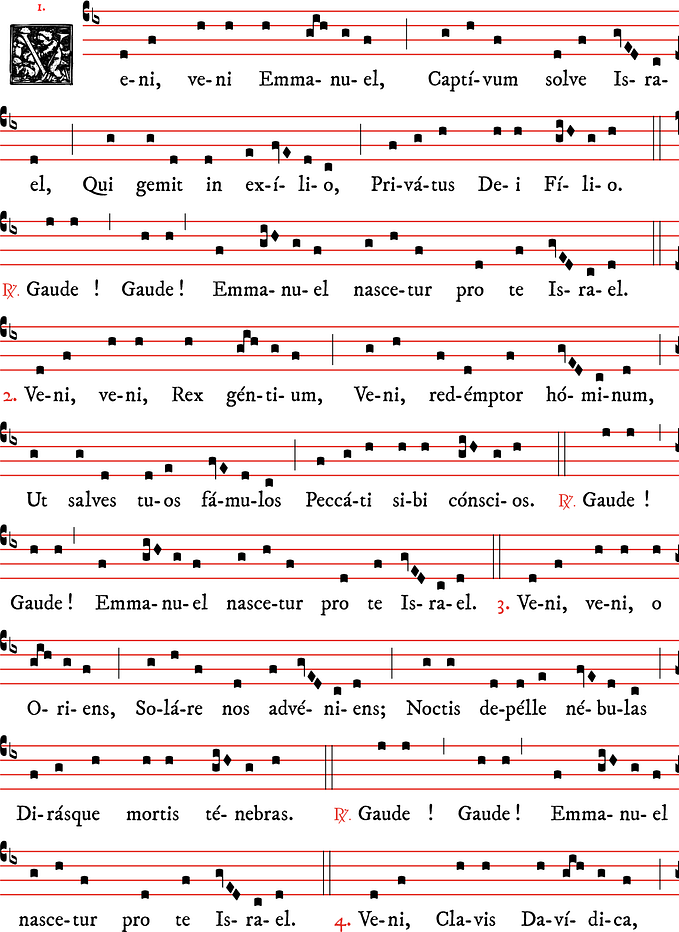 The Music Plays On — Veni, Veni Emmanuel