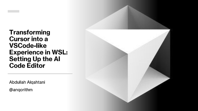Transforming Cursor into a VSCode-like Experience in WSL: Setting Up the AI Code Editor