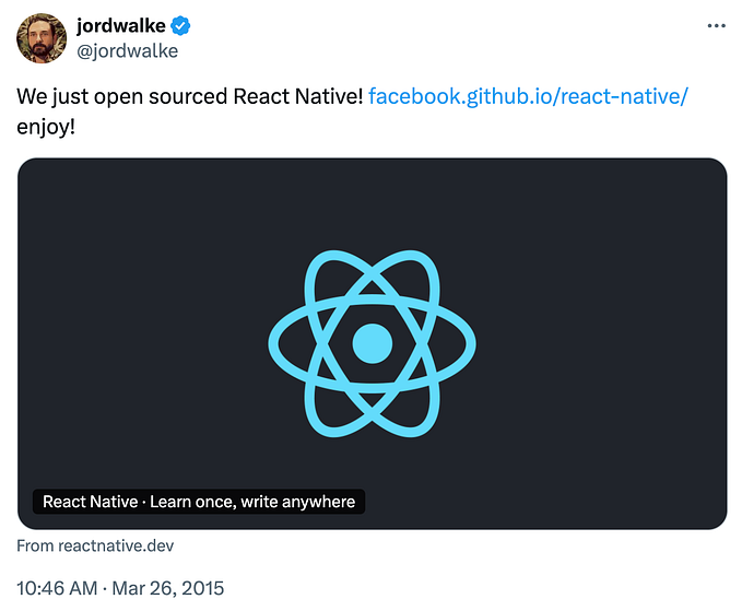 React Native: 10 years 🎊