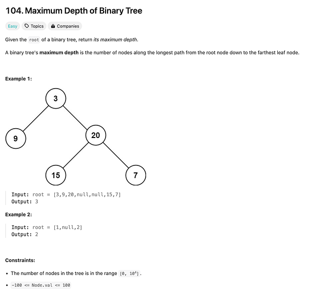 Coding Interview Prep: Finding the Maximum Depth of Binary Tree with JavaScript Solution