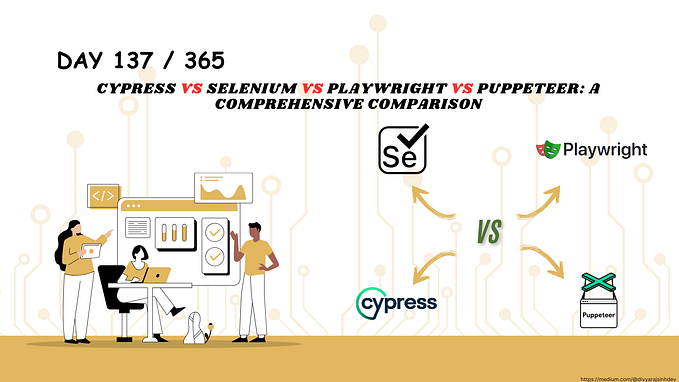 Cypress vs Selenium vs Playwright vs Puppeteer: A Comprehensive Comparison