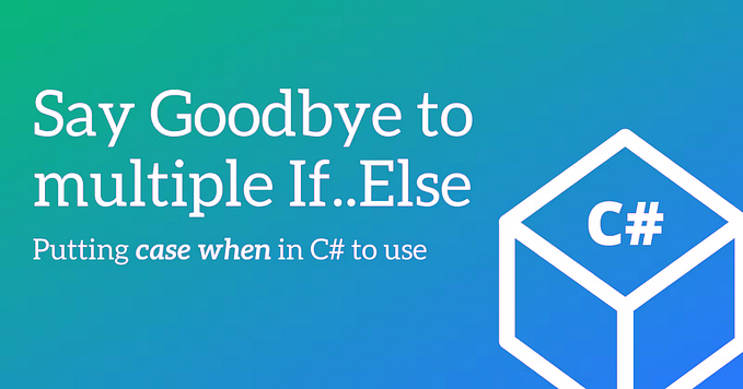 Replacing if/else Statements in .NET Core