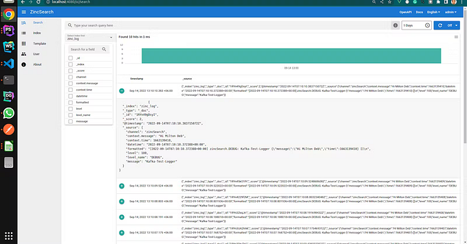 Laravel Application Log Management using ZincSearch