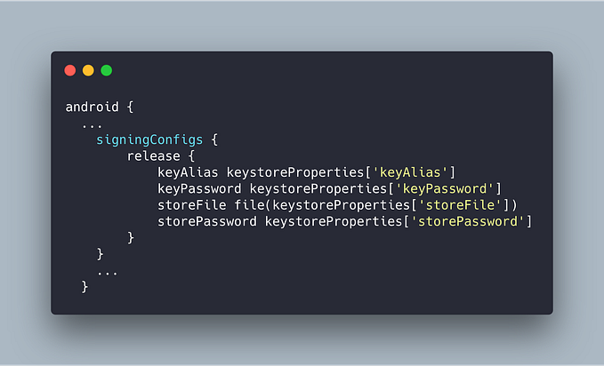Signing your APK’s, the Pragmatic way