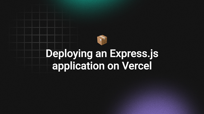 How to Deploy an Express App on Vercel with MongoDB