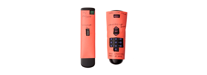 Rethinking a TV Remote for the Elderly