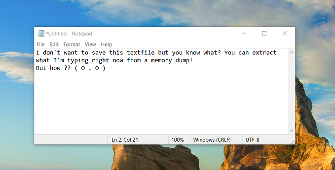 Extracting an Unsaved Memory-Content by Walking through Windows Heaps, but How?
