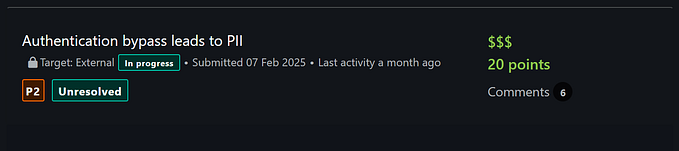 Authentication Bypass leads to PII = ($$$)