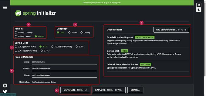 OAuth2 with Spring — Part 2: Getting started with Authorization Server