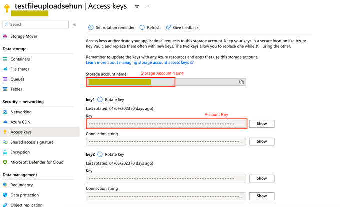 Upload files to Azure Blob Storage (Python)