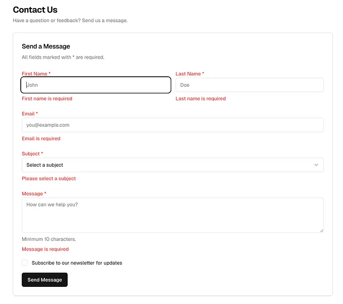 Building a Scalable Next.js Frontend: Why I Chose shadcn/ui, Zustand, and Zod