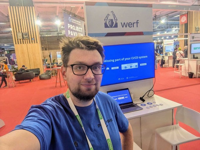 werf kiosk at KubeCon Europe 2024